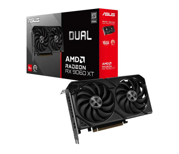 ASUS Radeon RX 9060 XT Dual 16GB GDDR6 - 1356385 - zdjęcie